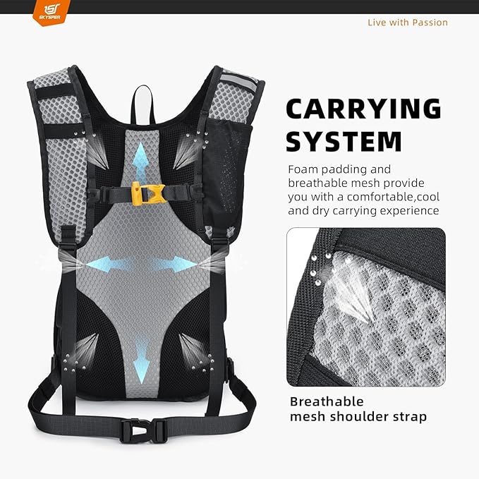 SKYSPER Small Hiking Backpack - 25L Travel Daypack Lightweight Bag Water - Image 3