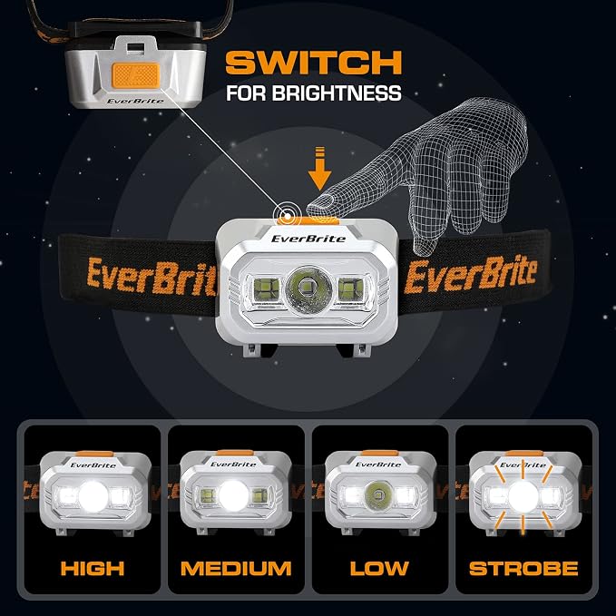 EverBrite LED Headlamp, 4 Lighting Modes, Pivoting Head - Image 2