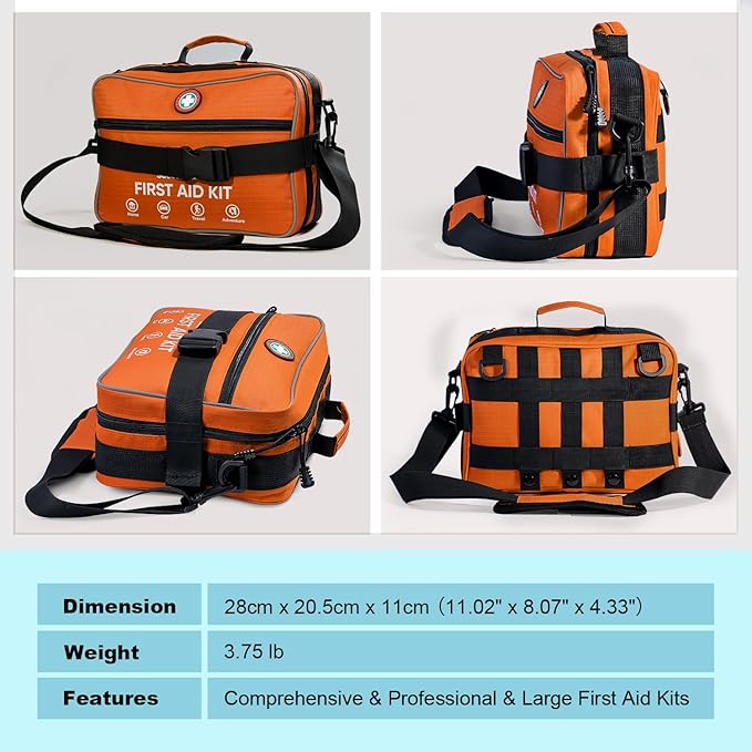 Professional 435 Pieces Large First Aid Kit - Image 6