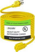 Outdoor Extension Cord Waterproof 100 FT, Flexible 100% Copper 3 Prong by UBOORY