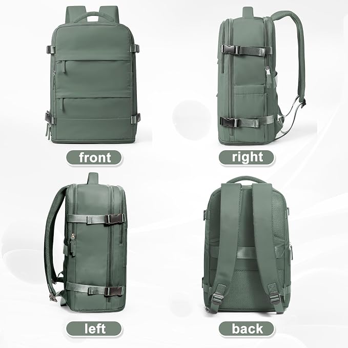 coowoz Large Travel Backpack For Women Men, Carry On Backpack Flight Approved - Image 9