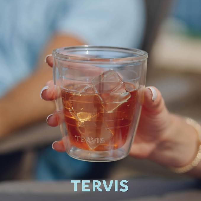 Tervis Clear & Colorful Tabletop 12oz Made in USA Double Walled Insulated - Image 5