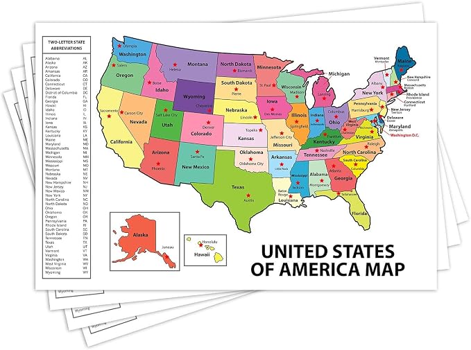 United States Map by SSuperfinePrinting