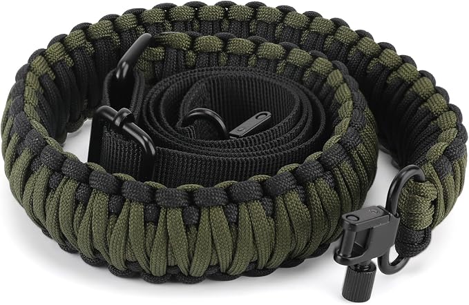 Double Braide 550LB Shotgun Sling 2 Point Paracord Rifle Sling, Non-Slip by FlipfitHoslimar