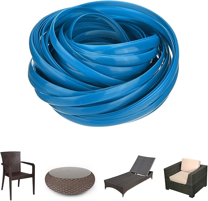 M METERXITY 1-Pack Wicker Repair Kit, 8mm x 66ft/20m Plastic Flat Rattan by MMETERXITY