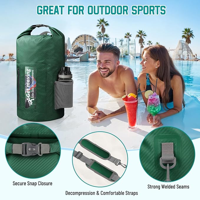 BKNOOU Dry Bag Waterproof Backpack - Image 2