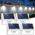 vighep 4 Pack Solar Fence Lights Waterproof, Motion Sensor Deck Lights Outdoor by Vighep