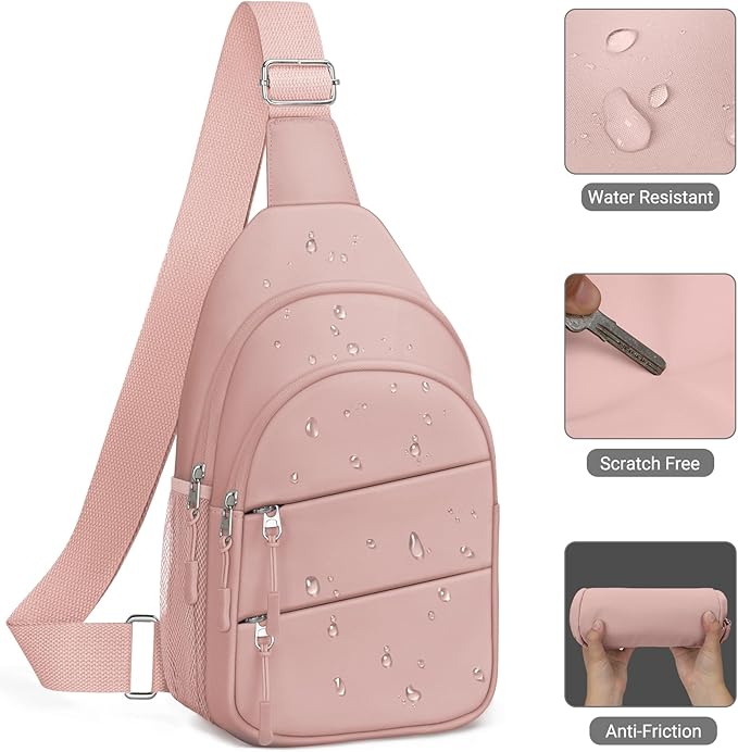 Tuwubi Crossbody Bags for Women, Sling Bag for Men, Small Hiking Backpack Anti - Image 4