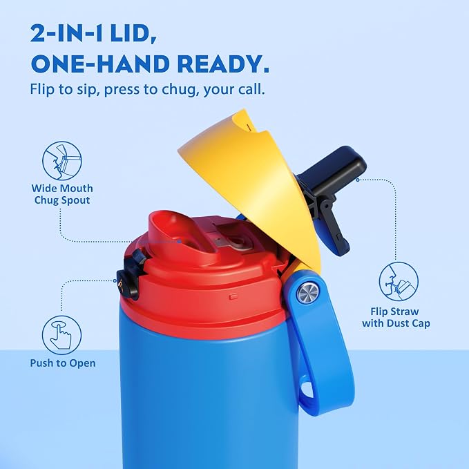 POWCAN 18 oz Insulated Water Bottle - Image 2