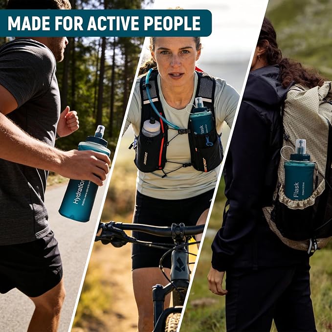 Soft Flask 500ML, TPU Collapsible Soft Water Bottle - Image 6