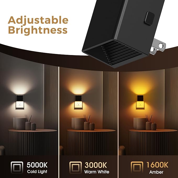L LOHAS LED Night Lights Plug into Wall, Plug in Night Light - Image 2