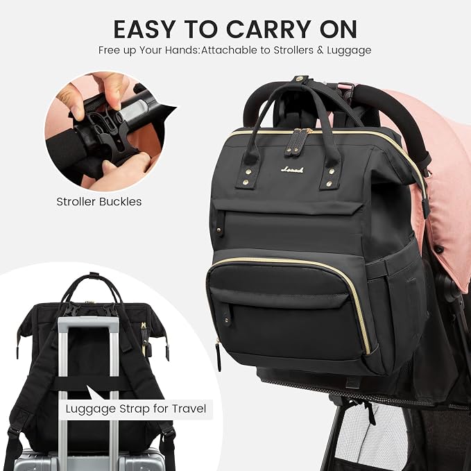 LOVEVOOK Diaper Bag Backpack, Baby Bag - Image 4