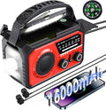 16000mAh Emergency Weather Radio, AM/FM/NOAA Weather Alert Radio Hand by Unknown