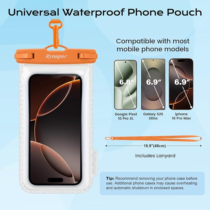 Rynapac IPX8 Waterproof Phone Pouch - Image 5