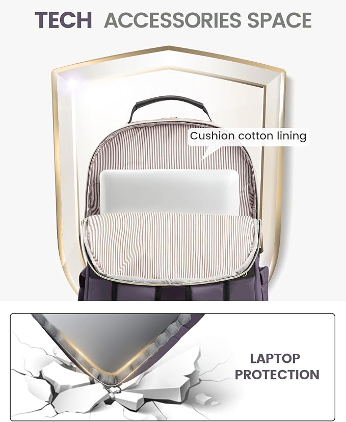 LOVEVOOK Laptop Backpack Purse for Women, Large Capacity Travel Business - Image 7