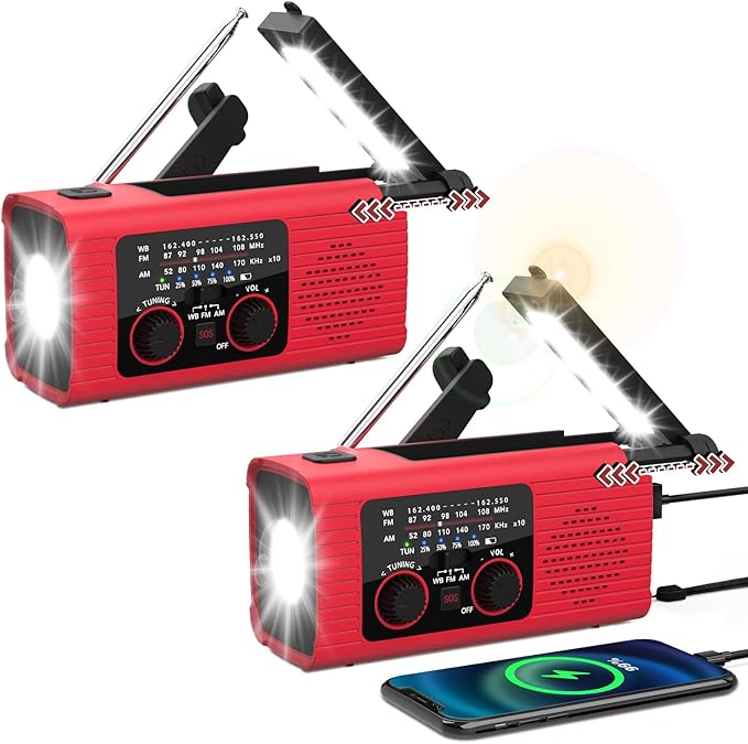 NITIGO Emergency Weather Radio NOAA AM FM WB by Nitigo