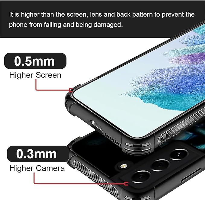 for Samsung Galaxy S21 FE Case, Skeleton Winding Snake Pattern Graphic Design - Image 4