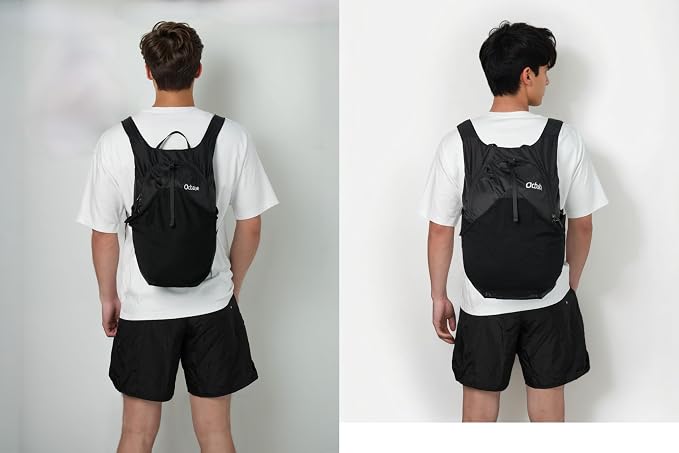 Ultra Lightweight Foldable Backpack, Water Resistant Small Packable Hiking - Image 2