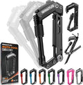 Carabiner Multitool 8-in-1 EDC Carabiners Pocket Knife, Serrated Knife by GIRIAITUS