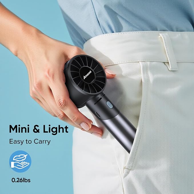 AMACOOL Portable Handheld Turbo Fan, Mothers Day Gifts - Image 5
