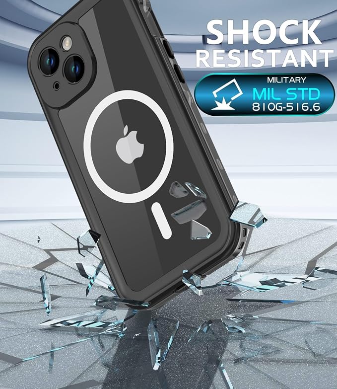 for iPhone 15 Case Waterproof, Shockproof Dustproof IP68 Waterproof iPhone 15 - Image 4