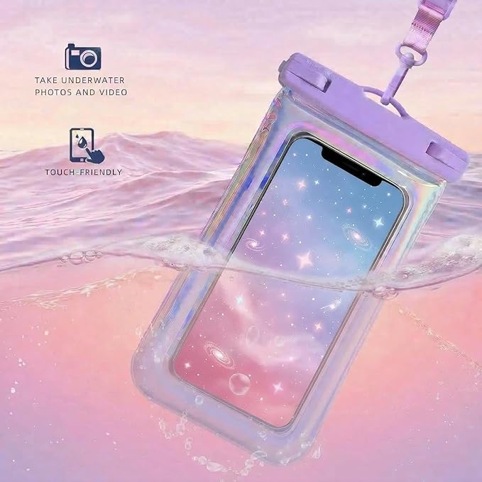 2-Pack IP68 Waterproof Phone Pouch & Fanny Pack:Waterproof Phone Case Fits - Image 5