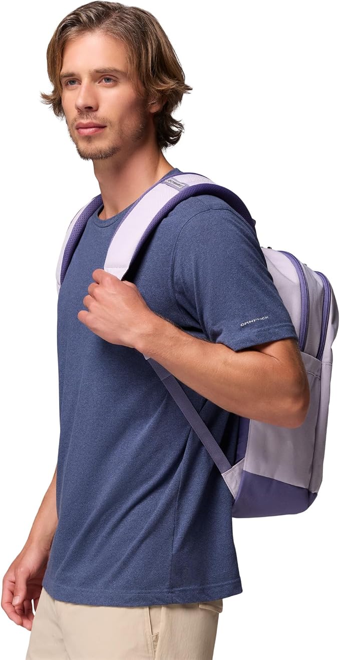 Columbia Unisex Buxton 26L Backpack, Lavender Pearl/Stormwatch, One Size - Image 3