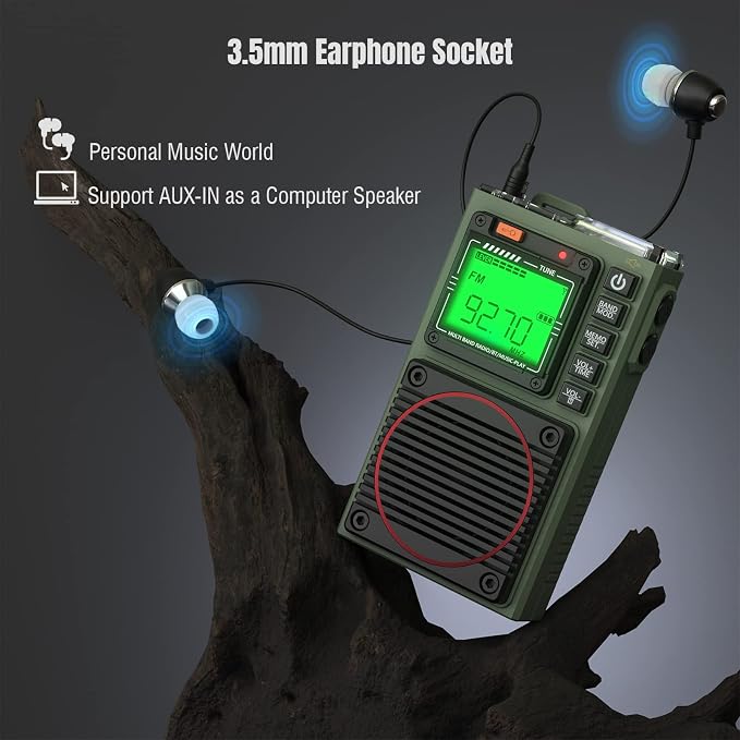 Raddy RF75A APP Control Shortwave Radio, Portable Shortwave Radios - Image 5