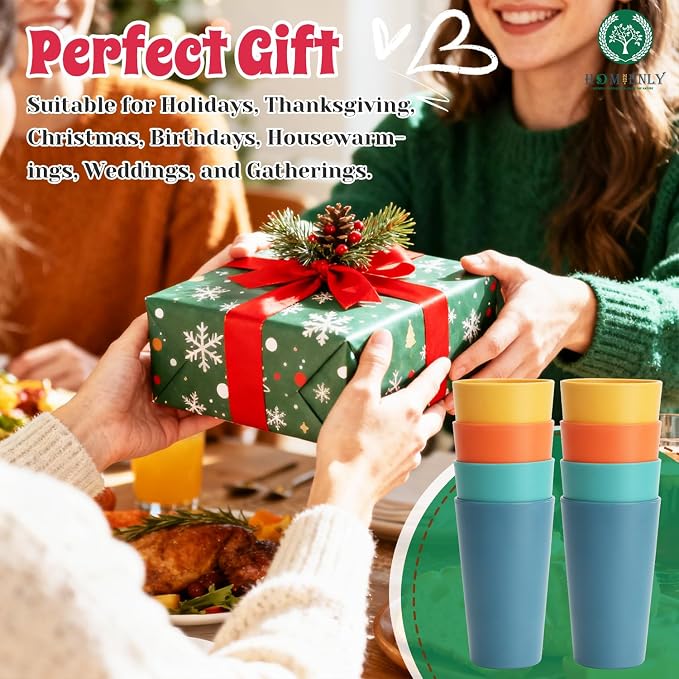 Homienly Reusable Plastic Cups - Image 7