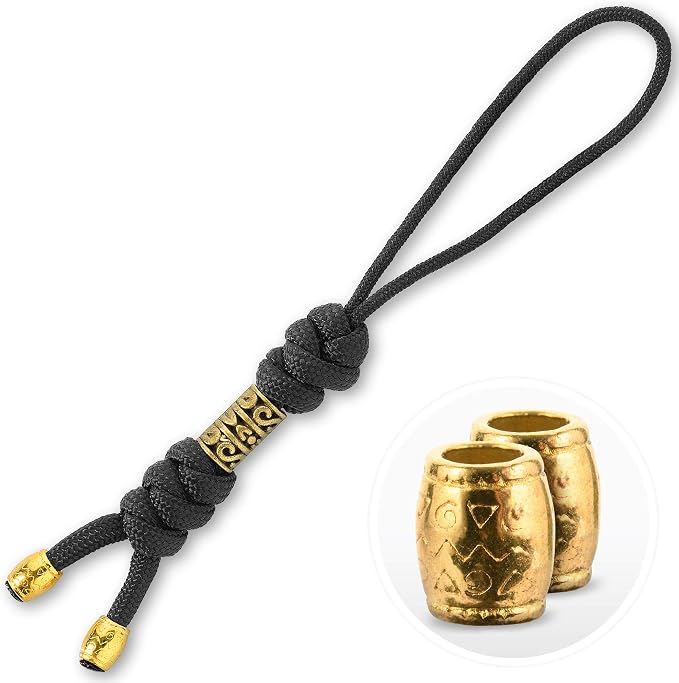 M-Tac Skull Knife Lanyard with Bead – Paracord Lanyard by M-Tac
