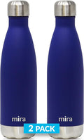 MIRA 2 Pack 17 oz Insulated Water Bottle by MIRA