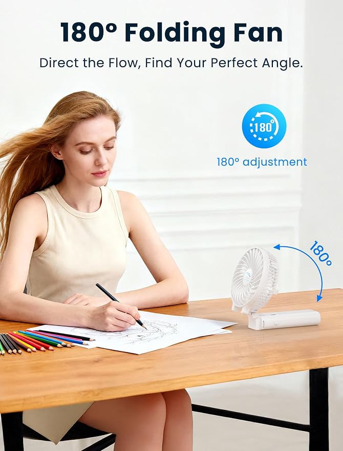 HandFan 5200mAh Portable Handheld Fan - Image 7