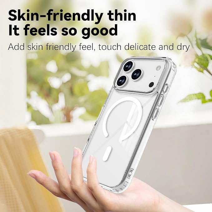 Magnetic Designed for iPhone 17 Pro Max Case Clear - Image 6