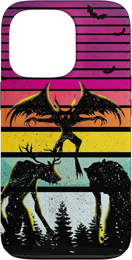 Cryptkin Cute Mothman Cryptid Map Case by Unknown