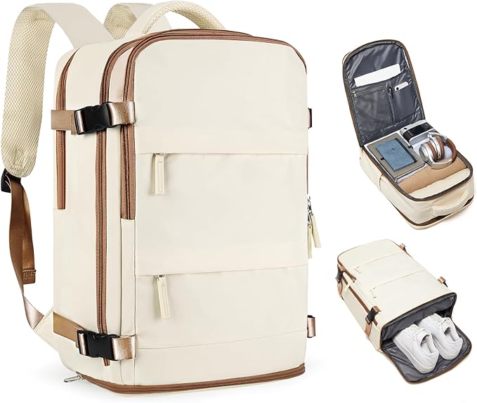 coofay Large Travel Backpack Carry on Flight Approved Mochila De Viaje Personal by coofay