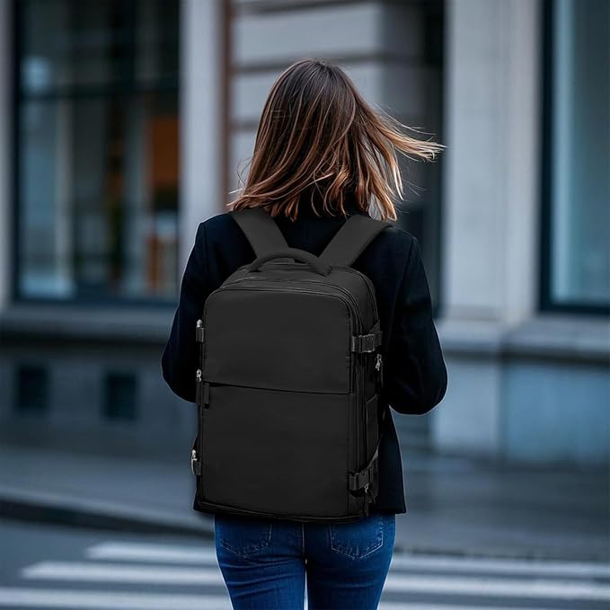 coofay Large Travel Backpack For Women Airline Approved Carry On Waterproof - Image 2