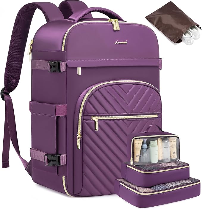 LOVEVOOK Large Travel Backpack for Women, TSA Carry on Backpack for Airplanes by LOVEVOOK