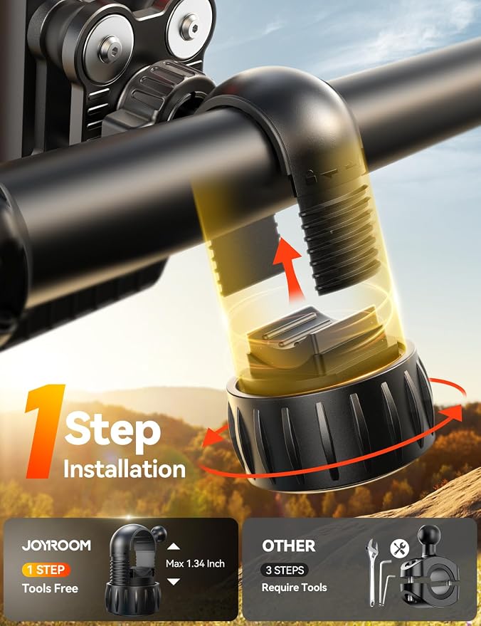 JOYROOM Anti-Shake Bike Phone Holder - Image 3