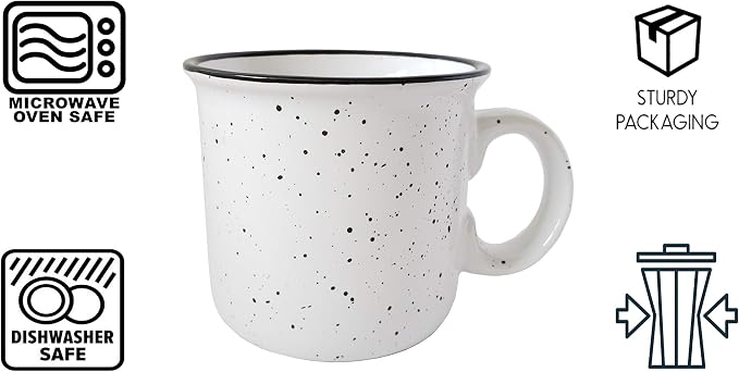14oz Ceramic Campfire Coffee Mug - Image 5