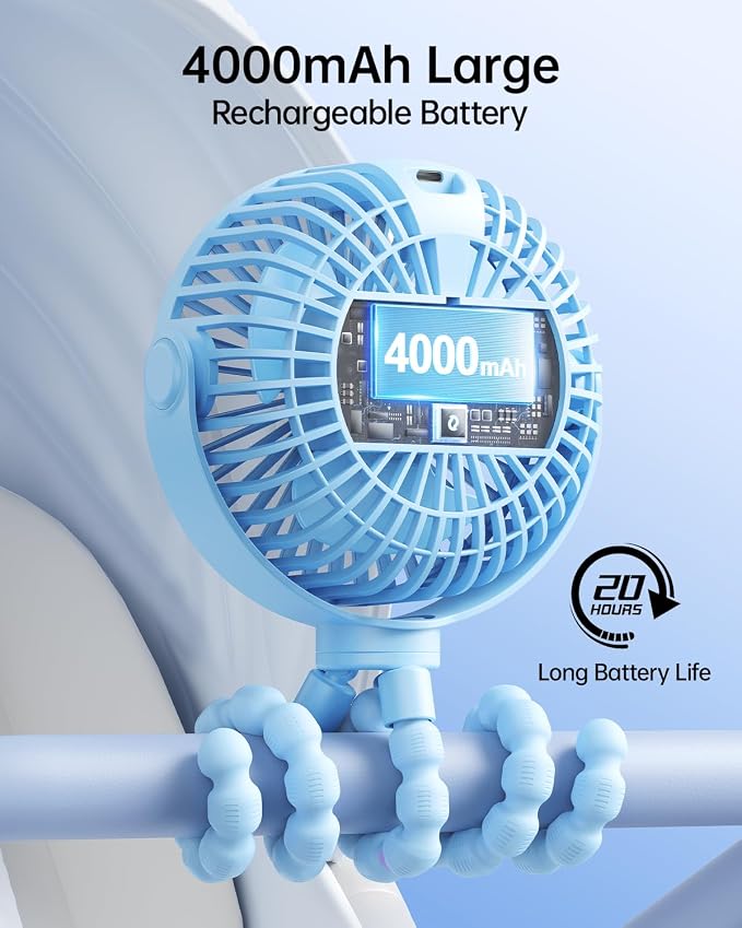 SWEETFULL Portable Stroller Fan - Image 5