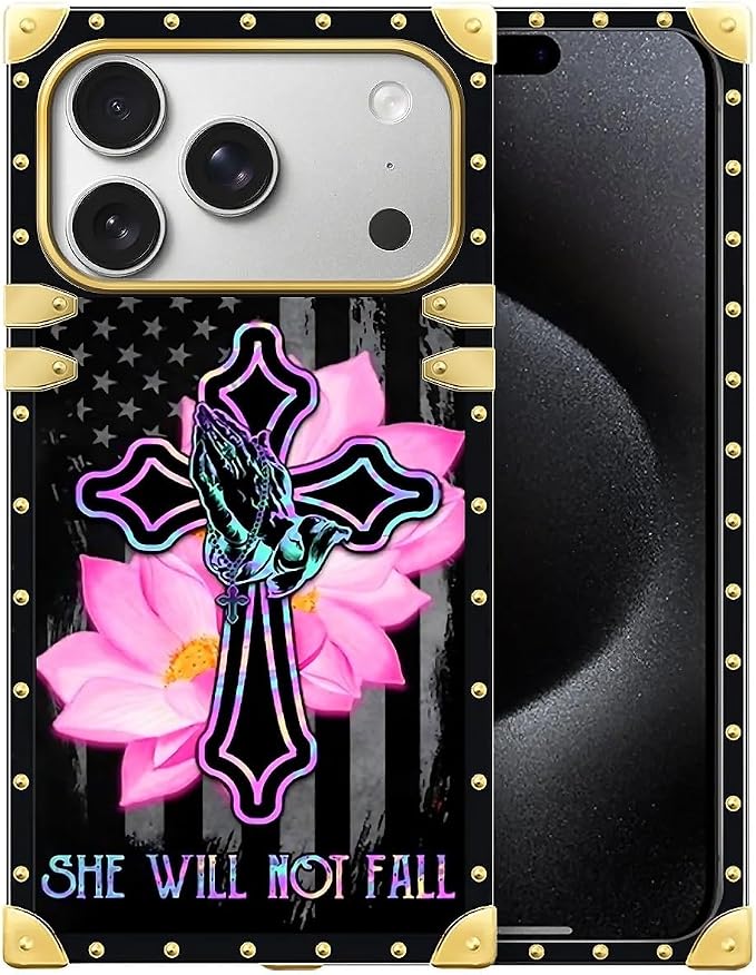 for iPhone 17 Pro Max Case Luxury Golden Decoration by Unknown