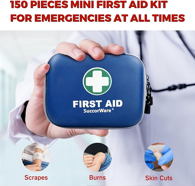 SuccorWare 150 Pieces Mini First Aid Kit - Image 5