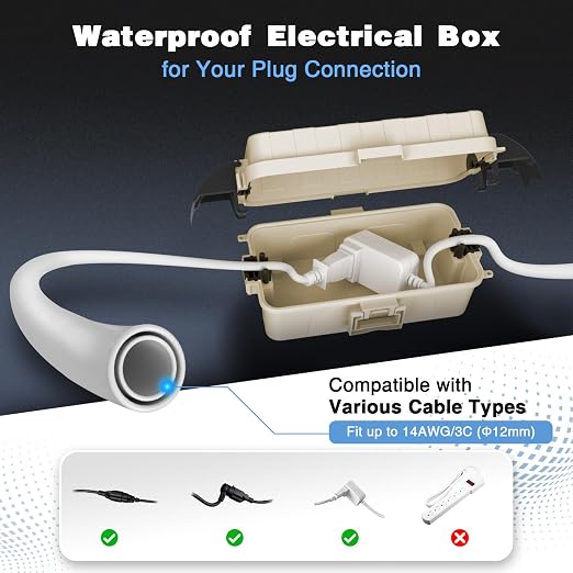 FLEMOON IP55 Outdoor Electrical Box Waterproof - Image 3
