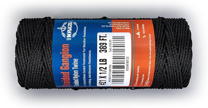 HONGDA #21 Braided Bank Line Twine, Braided Nylon String, 389 Feet Bank Line - Image 4