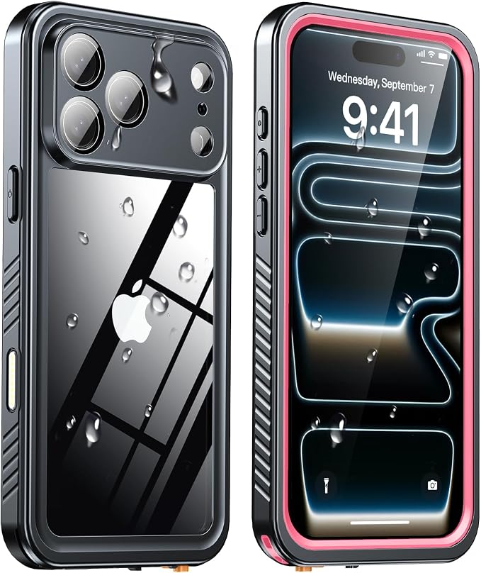 ANTSHARE for iPhone 17 Pro Max Case, IP68 Waterproof Shockproof Case, - 12 FT by Variouscasesforyourchoice