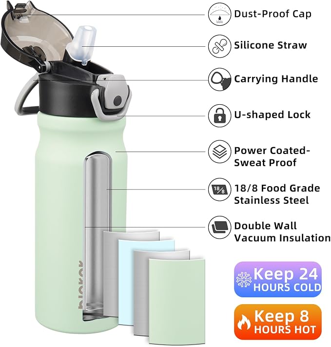 BJPKPK Stainless Steel Insulated Water Bottle - Image 2
