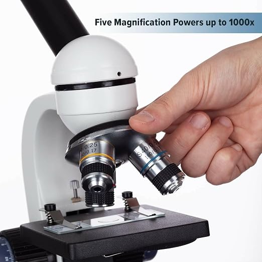 AmScope M150 Series Portable Student Monocular Compound Microscope - Image 8