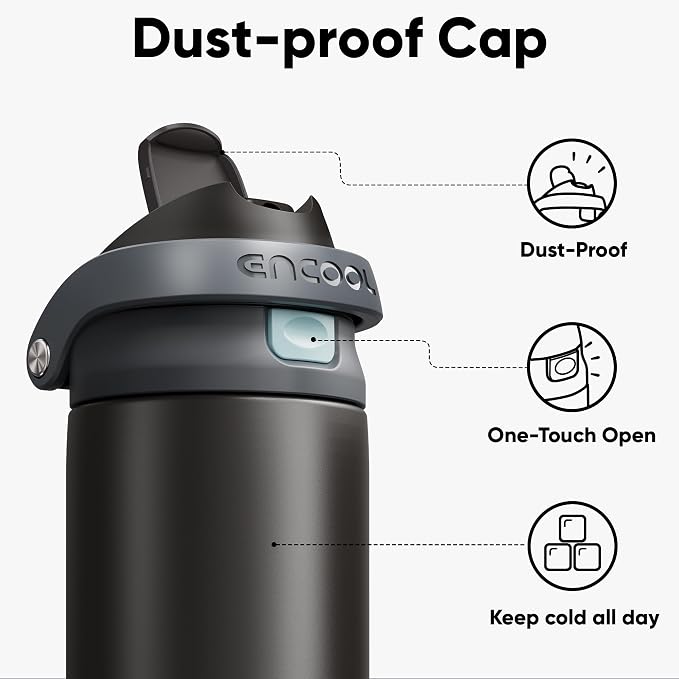 ENCOOL Leakproof Insulated Water Bottle - Image 2