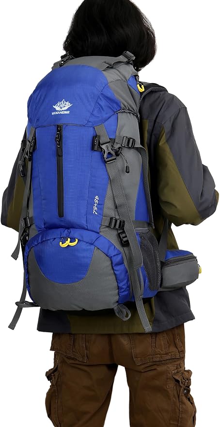WoneNice 50L Waterproof Hiking Backpack - Image 4