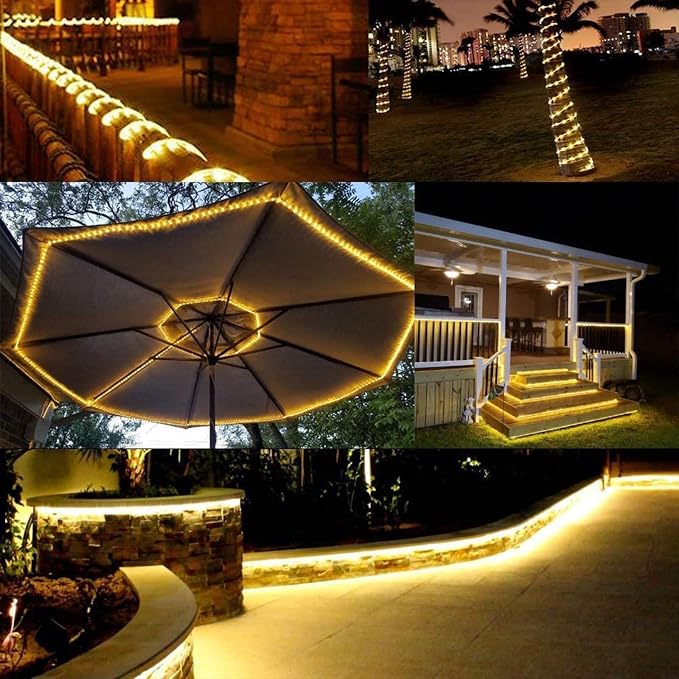 100ft LED Rope Lights Outdoor, 720 LED Connectable and Flexible Tube Lights - Image 7